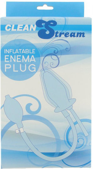 CleanStream Inflatable Enema Plug Analdusche Schwarz