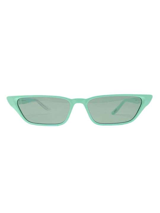 Snob Milano Lina Women's Sunglasses with Green Plastic Frame and Green Lens SN54C006