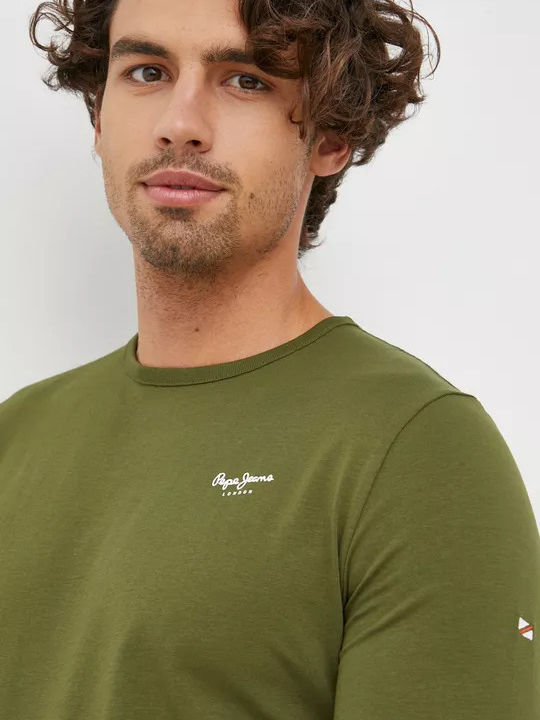 Original Basic Men's Long Sleeve Blouse Thyme