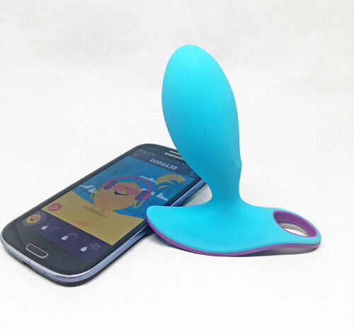 Lelo Picobong Remoji Surfer Plug Vibe Анален вибратор с възможност за безжична работа Лилав 8.5см