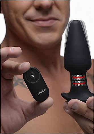 XR Anal Plug mit kabelloser Funktion und Vibration Schwarz