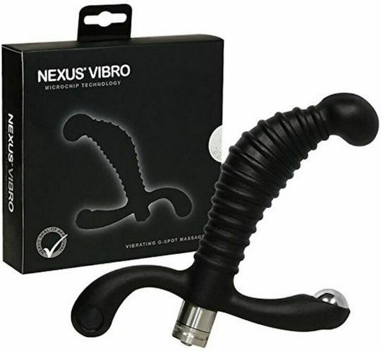 Nexus Vibro Πρωκτική Σφήνα με Δόνηση Black 13cm