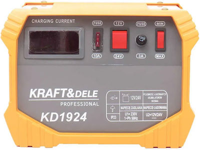 Kraft & Dele Autobatterie-Ladegerät 12/24V 12/24V