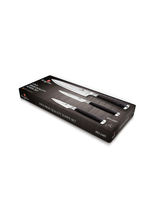 Berlinger Haus Primal Gloss Collection Knife Set made of Stainless Steel BH-2487 3pcs