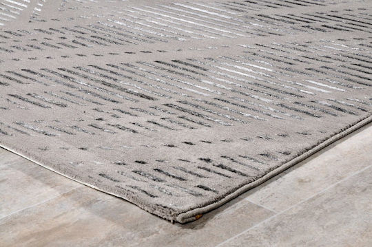 Tzikas Carpets Σετ Μοντέρνα Χαλιά Κρεβατοκάμαρας Creation Γκρι 3τμχ