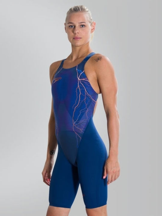 Speedo Fastskin LZR Racer Elite 2 Състезателен Една Част Бански Син