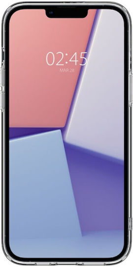 Spigen Quartz Hybrid Back Cover Tempered Glass / Σιλικόνης Διάφανο (iPhone 14 Plus)