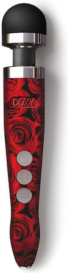 Doxy Cast 3R Vibrator Massage Wand-Massagegerät 28cm Rose Pattern