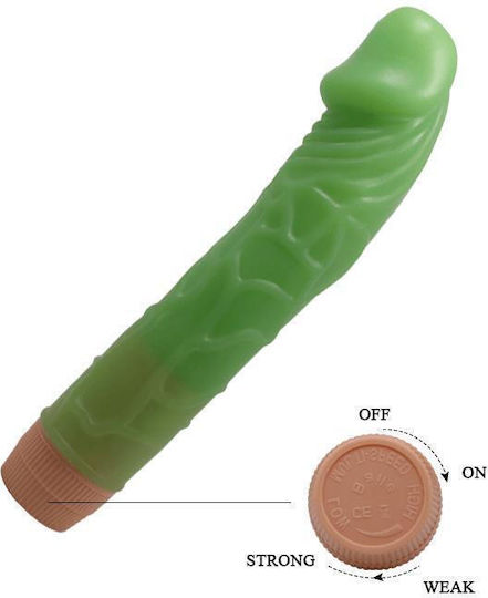 Baile Bill Realistic Vibrator 22.5cm Green
