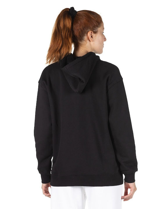 District75 Women's Hooded Cardigan Black