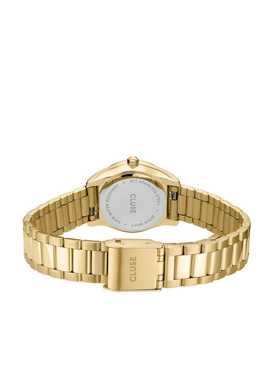 Cluse Feroce Mini Women's Watch with Gold Metal Bracelet