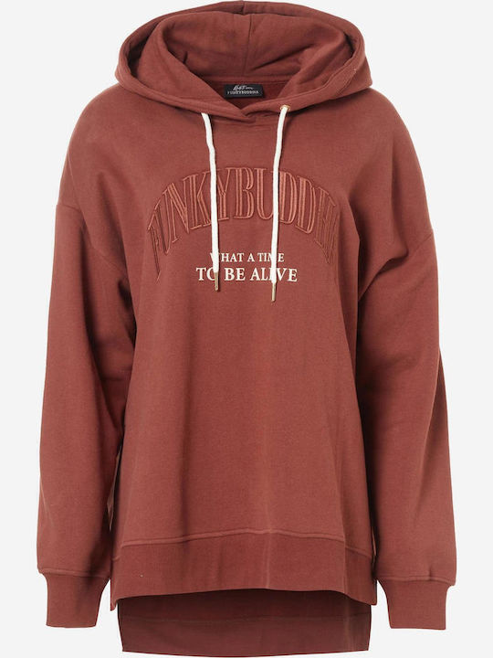 Long Women's Sweatshirt Brown