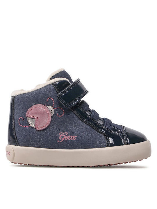 Geox Παιδικά Sneakers High για Κορίτσι Navy Μπλε