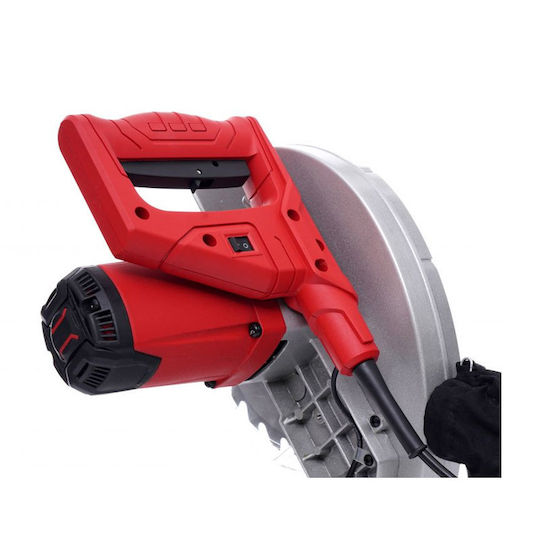 Kraft & Dele Miter Saw Electric 2200W with Cutting Guide (laser) & Disc Diameter 210mm