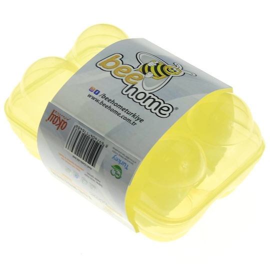 Viosarp Fridge Egg Holder For 6 Eggs 14x9x6cm