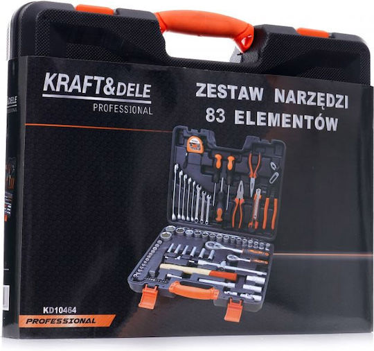 Kraft & Dele Tool Case with 83 Tools