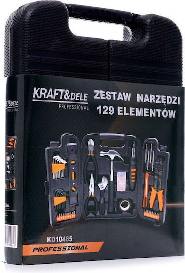 Kraft & Dele Tool Case with 129 Tools