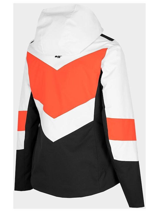 4F H4Z22-KUDN011-62N Frauen Jacke aus für Ski & Snowboard Weiß