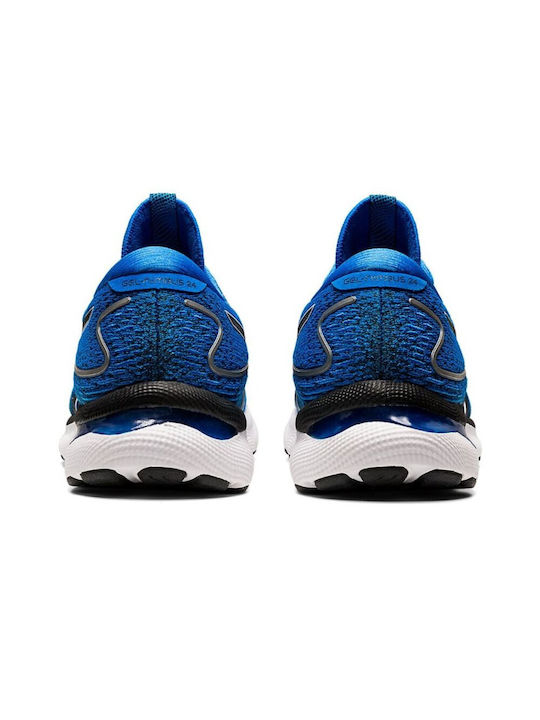 Gel-Nimbus 24 Herren Sportschuhe Laufen Electric Blue / Piedmont Grey