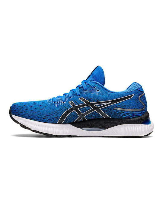 Gel-Nimbus 24 Herren Sportschuhe Laufen Electric Blue / Piedmont Grey
