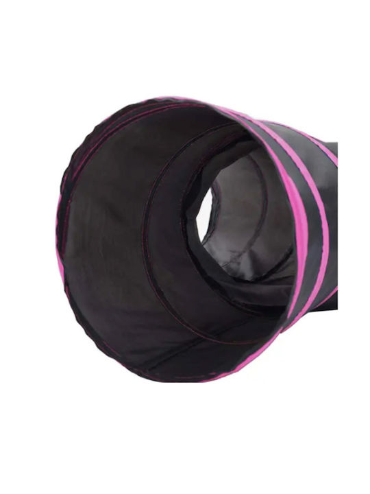 Nunbell Pet 19418-242 Cat Toy Tunnel with 3 Pink Outlets