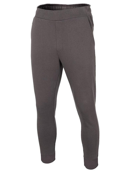 Jogginghose mit Gummizug Braun