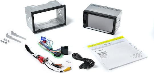 Pioneer Car Audio System 2 DIN (Bluetooth/USB/AUX/WiFi/GPS/Apple CarPlay/Android Auto) with 6.2" Screen