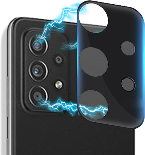 Techsuit Προστασία Κάμερας Tempered Glass Μαύρο για το Galaxy A32 5G