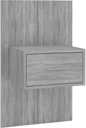 vidaXL Wooden Bed Headboard Gray Sonoma 200x80cm