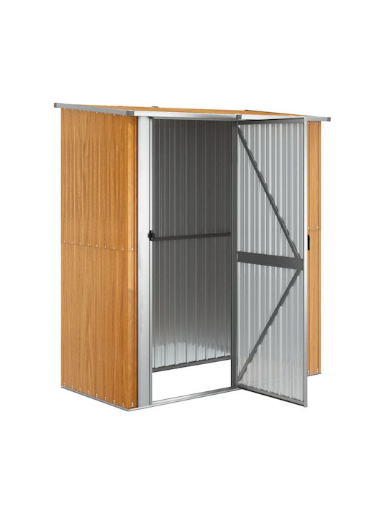 Metallische Gartenhaus Gaalvanisierte Braune M1.805xP0.97xH2.095m