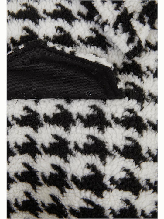 Sherpa Γυναικείο Μαύρο Overshirt Oversized