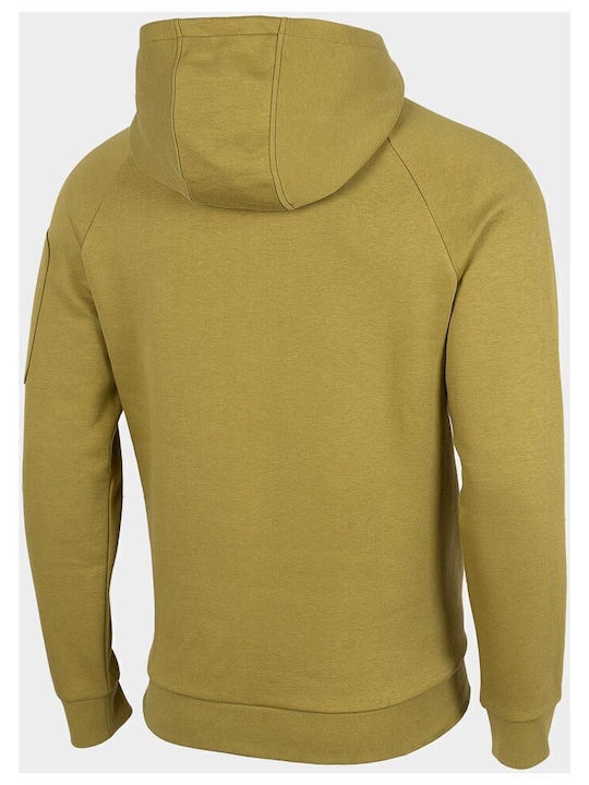 Sweatshirt with Hood Khaki