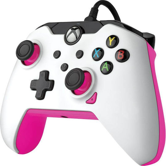 PDP Wired Gamepad for PC / Xbox One / Xbox Series Pink / White