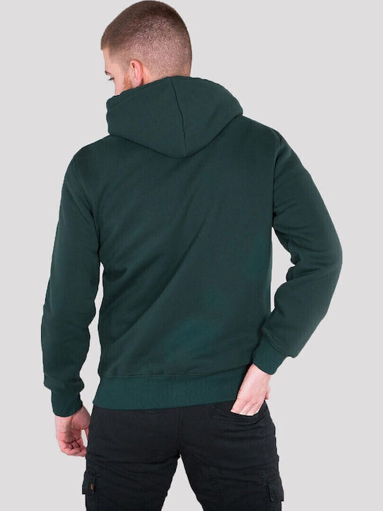 Green Hoodie Cardigan