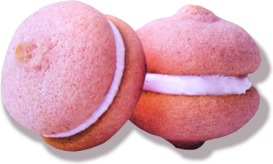 Biscotti Tsoungari Бисквити Darlings С пълнеж Ягода 1бр 130гр