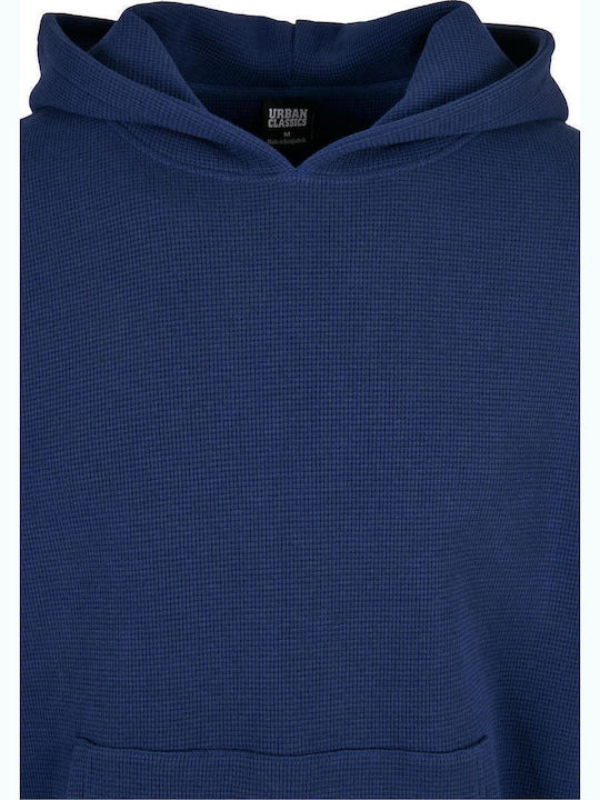 Φούτερ με Κουκούλα Navy Μπλε