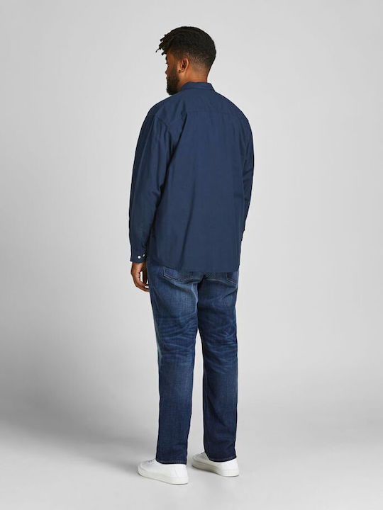 Jack & Jones Herrenhemd Langärmelig Navy Blazer