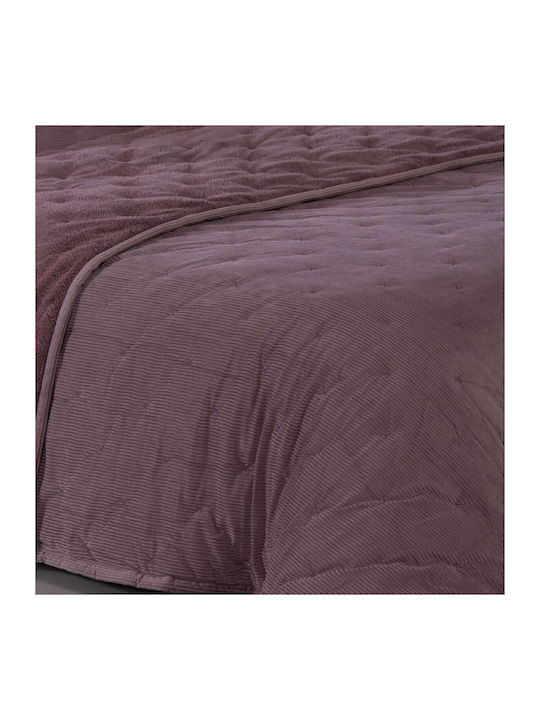 Nef-Nef Homeware Kotler Coverlet Queen Size from Polyester 23 Wine 240x230cm