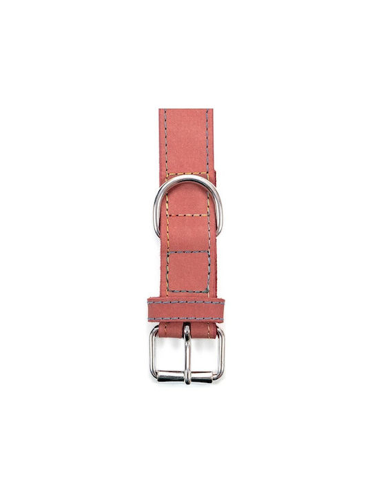 Gloriapets Oasis Dog Collar Leather In Pink Colour 30mm x 65cm