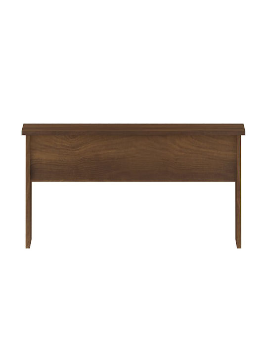 Rectangular Central Wooden Coffee Table with Lifting Mechanism Brown M80xW50.5xH41.5cm