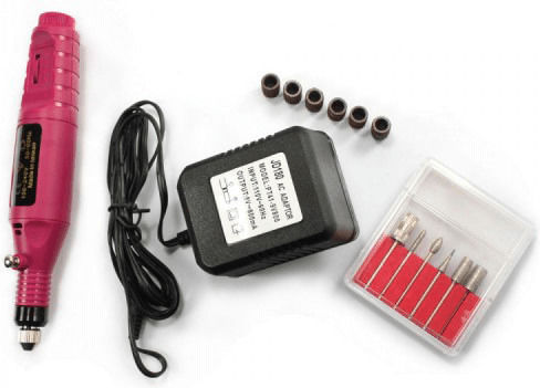 HD-915 Nail Drill Power 5W Fuchsia with 15000 Rotations per Minute