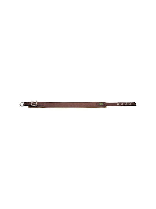 Hunter Neoprene Reflect Dog Collar In Brown Colour 49 - 56cm