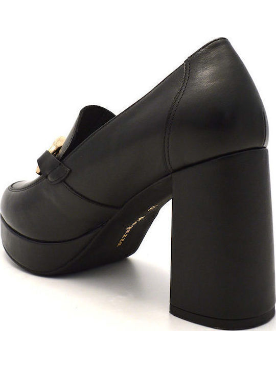 Anatomic Leather Black High Heels
