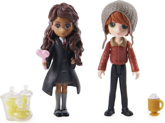 Spin Master Miniature Toy Wizarding World Harry Potter Ron Weasley & Parvati Patil for 6+ years old Years Old
