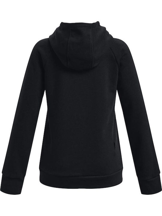 Under Armour Kids Sweatshirt with Hood and Pockets Black Rival