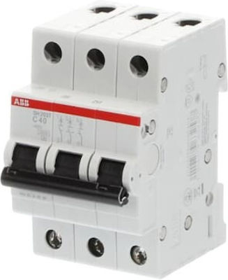 Abb Αυτόματη Ασφάλεια 40A Τριπολική 3KA C 40A SH203T-C40 70370