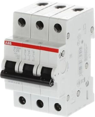 Abb SH203T-C20 Automatische Sicherung 20A Dreipolig 70367