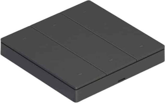 Sonoff R5 Стенен Стенен Прекъсвач Wi-Fi Команди Троен с Рамка Черен