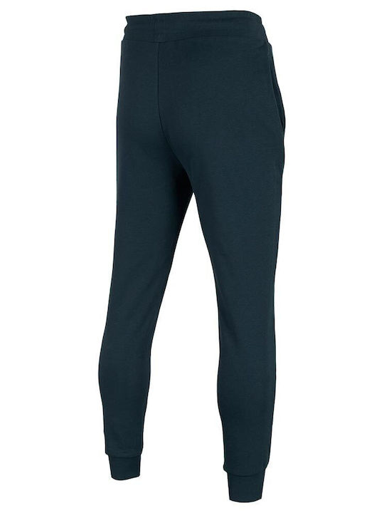 4F Men's Sweatpants with Rubber Navy Blue