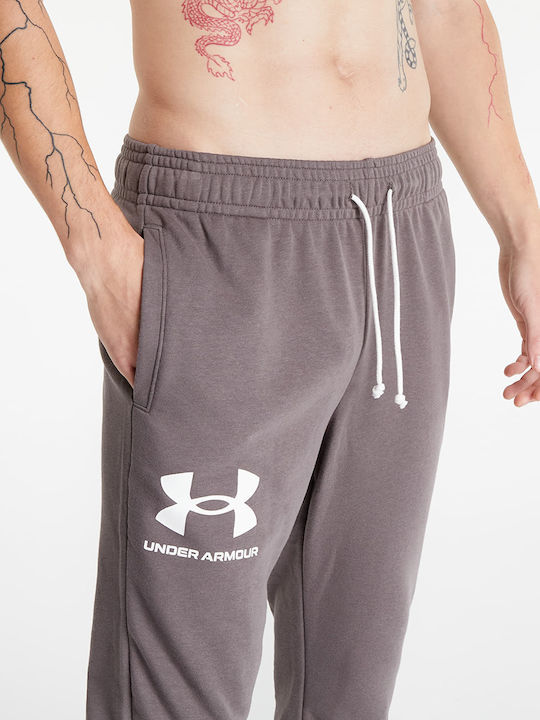 Rival Sweatpants with Elastic Brown